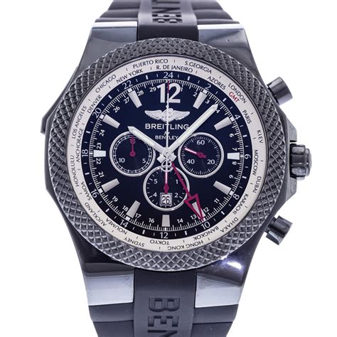 breitling bentley midnight carbon gmt|Breitling Bentley Gmt Midnight M47362 .